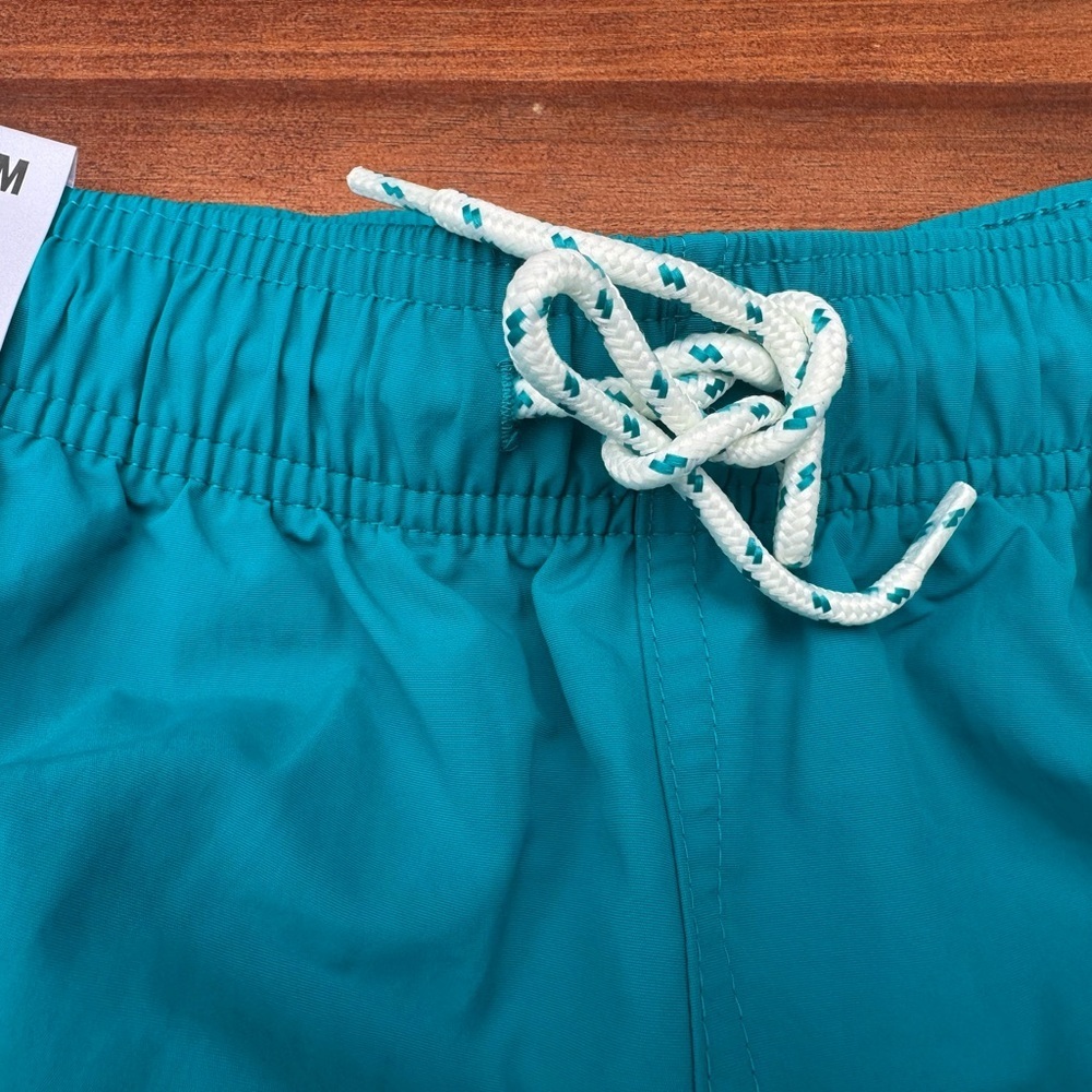 Goodfellow & Co Blue Swim Trunks Classic Mid-Thigh Design Size M & L, NWT - Picture 3 of 9